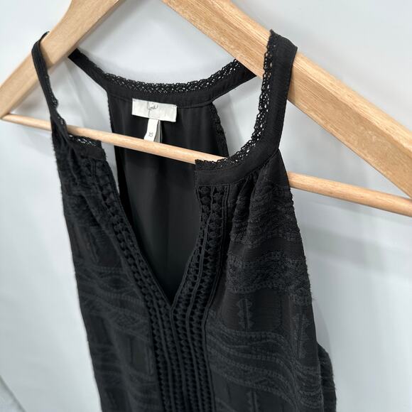 JOIE Eliska Tank Blouse in Black Caviar // XS - Picture 9 of 14